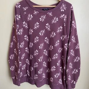 ❣️2/$25❣️NWOT George floral print sweatshirt 3X